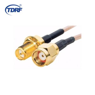 China RF RP SMA Male To RP SMA Female Cable Assembly With RG316 RG174 for sale