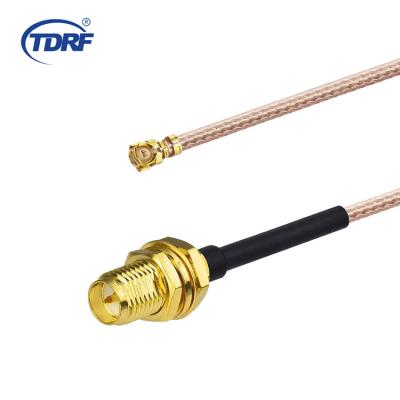 China IPX RF IPEX U.fl Male RP SMA Connector PCIe Rg178 RF Cable 30cm To Female Bulkhead Mount Mini for sale