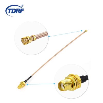 China IPEX RF IPX U.FL PCIe RG178 Coaxial Cable 15cm To SMA Female Bulkhead Mount Mini for sale