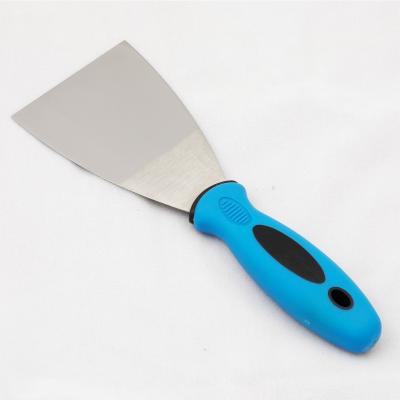 China Multi Function Tool Competitive Price 1-14Inch Paint Steel Putty Knife Set With Pp&Tpr Handle for sale