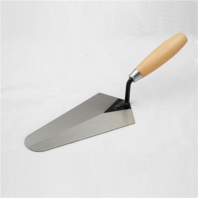 China Factory Handle Masonry Trowel Cornered Wood Cement Trowel for sale