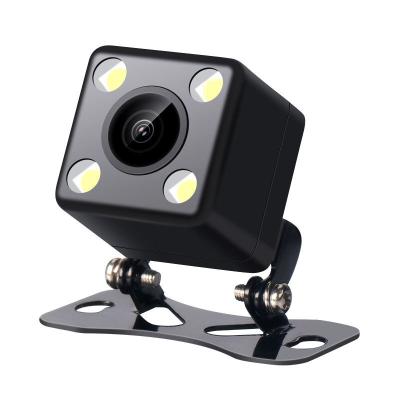 China Truck Car Bus Truck CCD Car Reversing Camera HD Night Vision 4LED Rear View Rear View Image Car Square Head Camera for sale