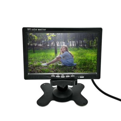 China Car Truck Bus Split Screen LCD Car Truck Two Way Bus 7 Inch Video Image Reversing Display for sale