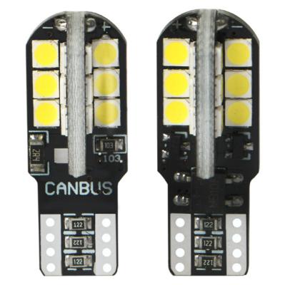 China Automobile lamp 3030 headlight 24SMD width light decode T10 headlight small LED license plate light for sale