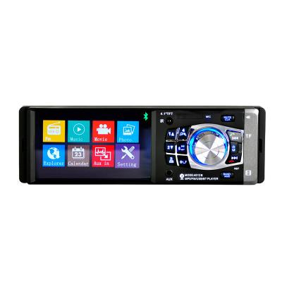 China Single GPS Ingot MP4 12V 4.1 Inch Automotive MP5 Player TFT HD 1din USB Map 4012B for sale