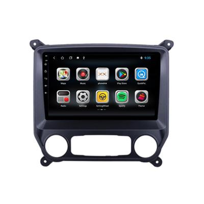 China Android Big Screen GPS Car WiFi 9 Inch 108P Smart Chevroilet 14-18 Silverado Automotive Navigation for sale