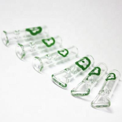 China Reusable Clear Glass Filter Tip With Custom Logo Tips Glass Smoking Cigarette Holder for sale