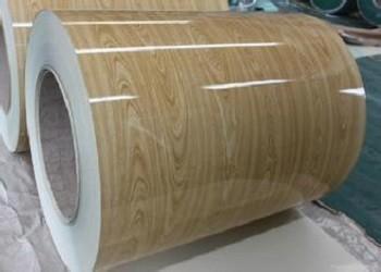 China Bobina pintada construcción de madera de la techumbre del metal del grano de 0.4M M en venta