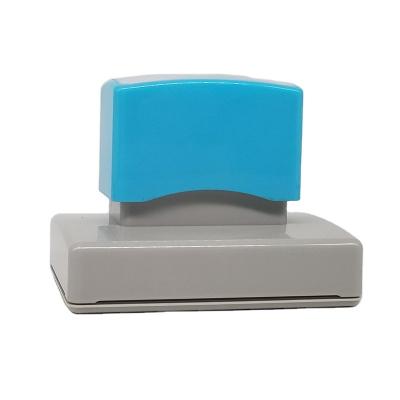 China Office Flash Foam Stamps 60*30mm High-quality Double Foam Pre Inked Flash Stamps Top Grade Address Company for sale