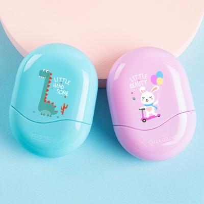 China Children's Toy Children Chop Material Cute Textile Clothes Name Seal Baby Kindergarten Name Sticker Student Cartoon Clothing Stamp for sale