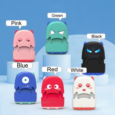 China Custom Kids Toy Baby Name Stamp DIY Gift for Kids Clothes Cute Seal Monsters Chapter for sale