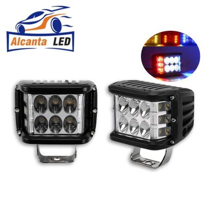 China Exterior Car Lighting 4 Inch 45W Side Shooter LED Pods Work Light Bar Light Pod Car Aluminum Alloy LED Lamps IP67 For Cabin ATV Truck Boat Bus D 'UTB SUV for sale