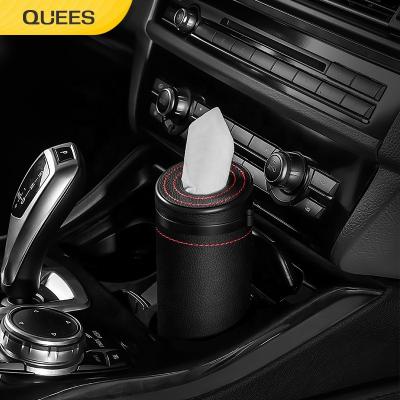 China Quees Modern High Quality Custom Restaurant And Leather Car Tissue Box for sale