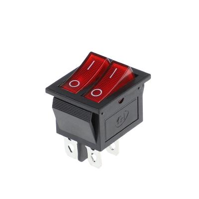 China 6pin Kcd6 T85 KCD6 Double Pole Rocker Switch for sale