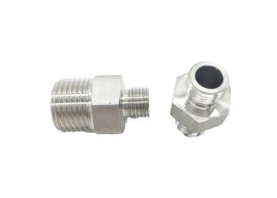 China CNC metal parts sensor stainless steel brass thermocouple fittings connector for sale