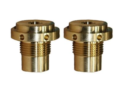 China Precision CNC Precision Brass Turned Parts with 5 Axis CNC Machining center for sale