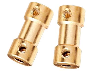 China Conector de cobre amarillo que muele de encargo del CNC de las piezas de metal de la precisión con el recocido en venta