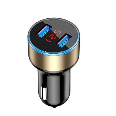 China Factory Wholesale Ipad/Camera/PDA/MP3 Dual Fast Car Mobile Phone/Usb Charger 3.1a Fast Smart Usb Car Phone Charger With Led Light for sale