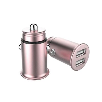 China Wholesale Mobile Phone Factory 7kw Car Charger EV Metal USB Car Battery 4.8A Dual USB Car Fast Charger for sale