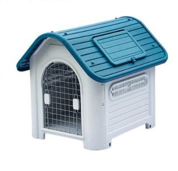 China Large Size Amazon Breathable Hot Sale Outdoor Dog Houses Removable Rainproof Plastic Dog Kennel With Window for sale