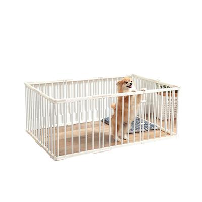 China Breathable Large Indoor Metal Iron Indoor Kennel Exercise Dog Park Fence Portable Folding Cage for sale