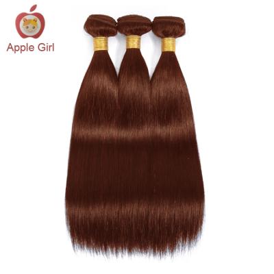 China Good Texture Can Keep Peruvian Straight Hair Wholesale Remy Hair Bundles, #4 Cuticle Aligned Virgin Hair, Light Brown Hair Long Time Bundles Straight for sale