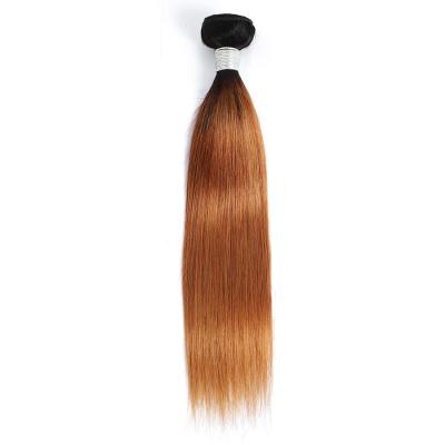 China Good Texture Can Keep Apple Girl Factory Price Wholesale Virgin Long Time Cuticle Aligned Hair Bundle 1B/30 Bundle 1B/30 Mink Malaysian Straight Hair Ombre Hair for sale