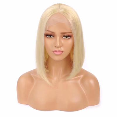 China Good Texture Can Keep Long Time 613 Blonde Hair Lace Front Bob Wigs, 100% Virgin Hair 613 Remy Hair Short Bob Wigs, Colored Short Bob Human Hair Wigs for sale