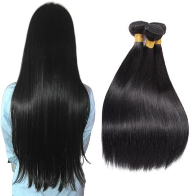 China 32 Inch Raw Indian Straight Hair Weave Silky Straight Wave Cuticle Lined 100% Virgin Hair Extensions Xuchang Long Hair for sale