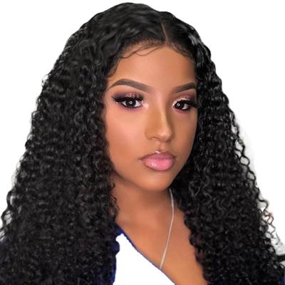 China Wholesale Curly Mink Virgin Human Hair Lace Front Wig,Natural Human Lace Wig For Color Women,Brazilian Hair Wig Curl China Supplier for sale