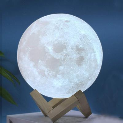 China Factory 10cm 12cm 15cm Moon Light Lamp Modern Moon Star Christmas Lights for sale