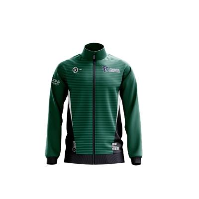 China Quick-drying full zipper jacket men winter jackets football club training track jacket for sale