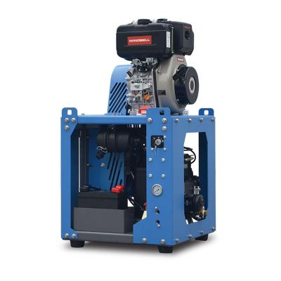 China Lubricated 13 Hp Honda Engine Gasoline Air Compressor Portable Air Compressor 145 PSI Gasoline Air Compressor 120 Liter Gas Petrol For Sale for sale