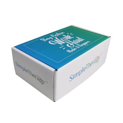 China Recycled Materials Custom Logo Printed Corrugated Shipping Box Recyclable for sale