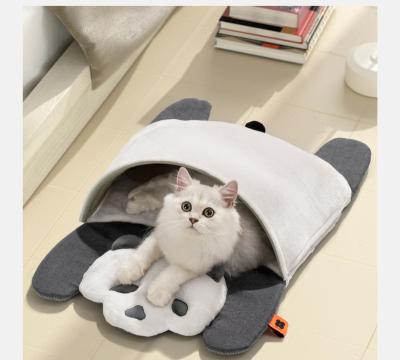 China High Quality Fun Stocked Panda Shape Fashion Cat Nest for sale