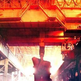 China Double girder foundry and casting overhead crane for sale