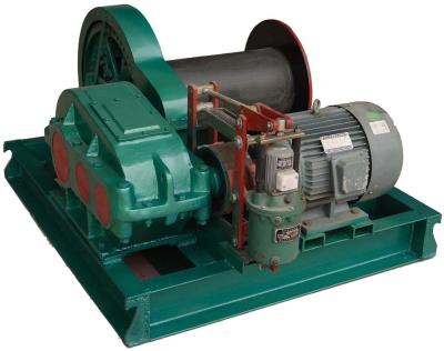 China Single Drum Open/Closed Gearing Wire Rope Crane Electric Winch Customized Design for sale