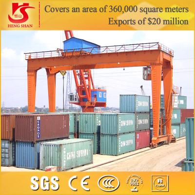 China Heavy duty portal rubber tyre container gantry crane for sale