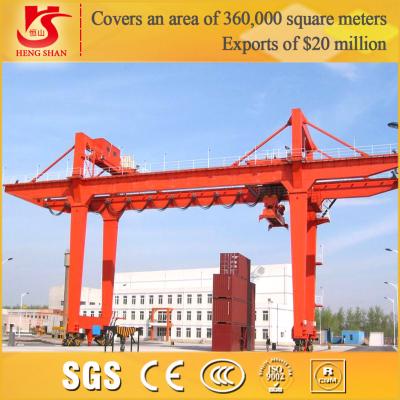 China Heavy Duty Rubber Tyer Container Gantry Crane for sale