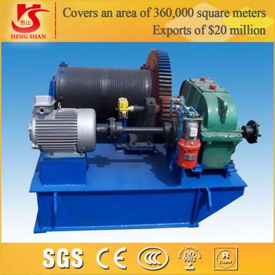 China Stationary type QPQ2*250KN gate hoist winch golden supplier for sale