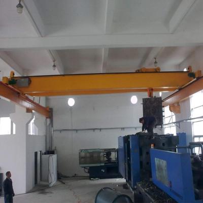 China 16 ton double girder workshop usseoverhead crane with hook supplier for sale