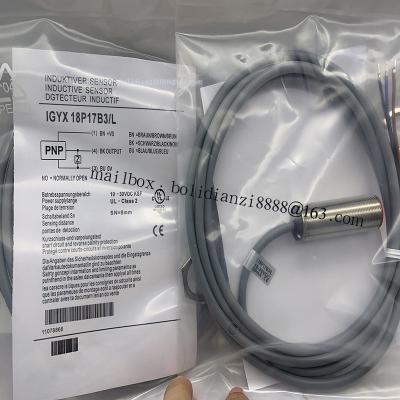 China Position sensor available in the all-new standard IGYX 18P17B3/S14L IGYX 18P17B3/L IGYX 18N17B3/L inductive proximity switch for sale