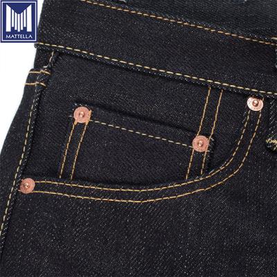 China 21oz Raw Selvage Denim Fabric Alta china mezclilla trouseres de calidad viable jeggings for mens jeans pants for sale