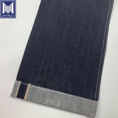 China 100% Cotton Selvedge Heavyweight 14 Stock 15oz Lot Japanese Style Denim Fabric Shrink-Resistant Price In Meter For Men's Jeans for sale