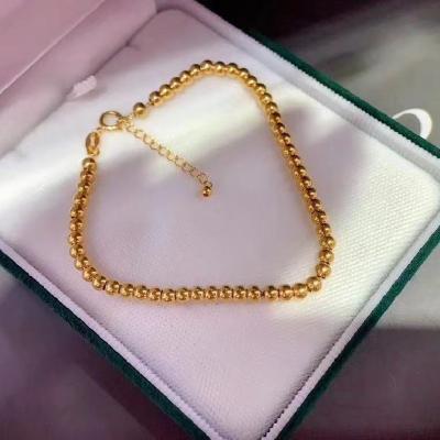 China CLASSIC Gold Texture Color Chain Bracelet Au750 Chopin Jewelry 18k Gold Womens Jewelry Gifts for sale