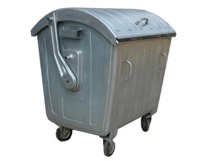 China 1100 Liters galvanised steel waste bin ,1100Liters garbage bin, for sale