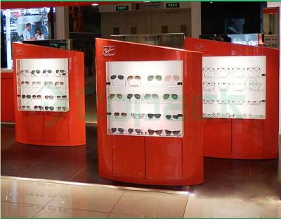 Chine Coffret d'étalage en bois pour la promotion des lunettes de soleil d'Eyewears à vendre