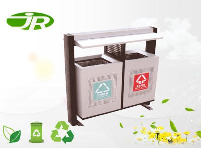 China Separating Standing Steel Waste Bin For Public Nontoxic 93 * 40 * 100 CM for sale