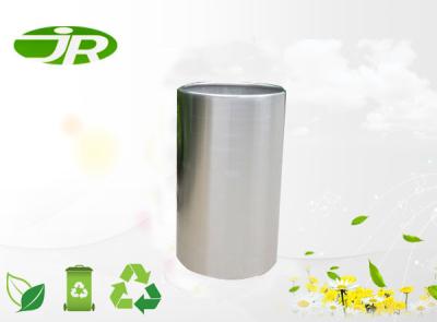 China Top Opening Trash Can Bin Round Stainless Steel For Public Area for sale