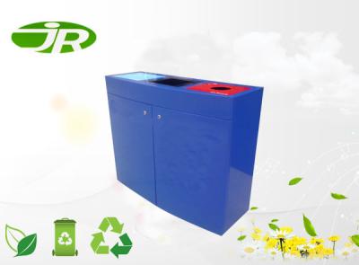 Chine Les poubelles en acier galvanisées colorées pour la puissance de jardin enduite classifient à vendre